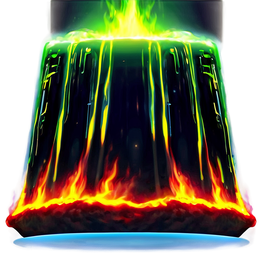 Green Fire Glow Png 06262024 PNG image