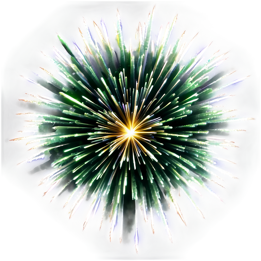 Green Firework Explosion Png 05062024 PNG image