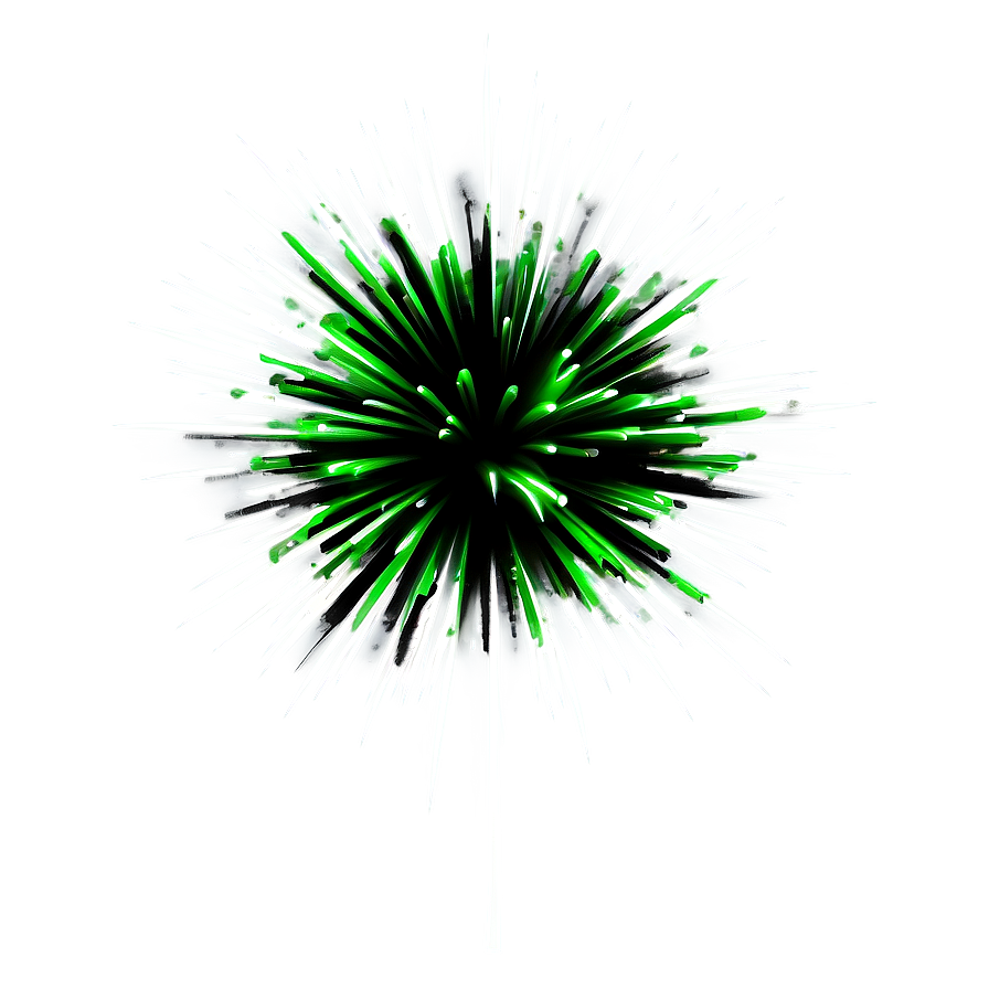 Green Firework Explosion Png Aqe78 PNG image