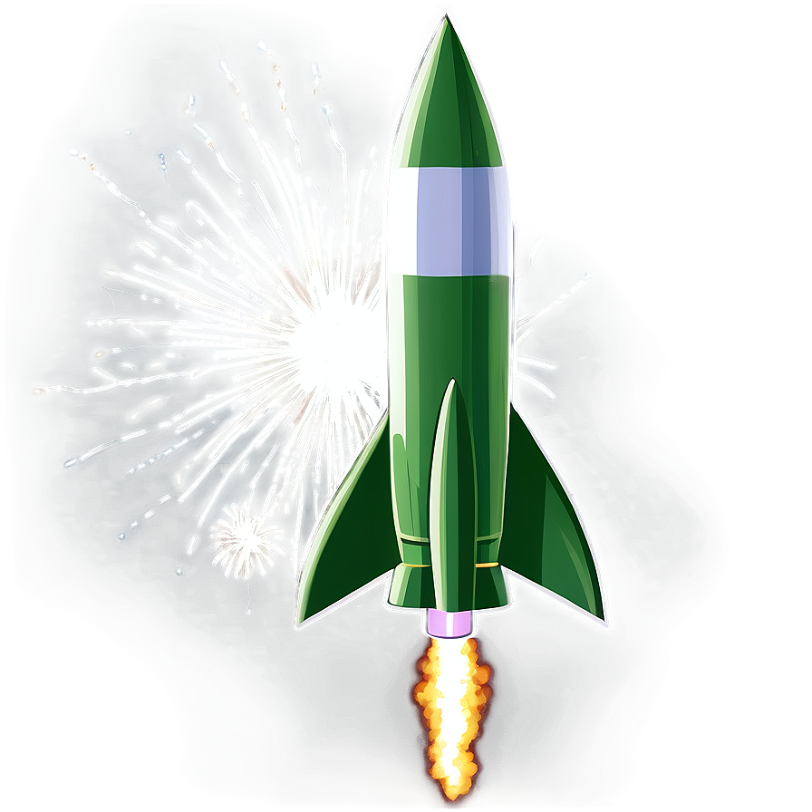 Green Firework Rocket Png Mtn94 PNG image