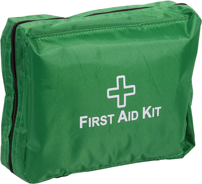 Green First Aid Kit Bag PNG image