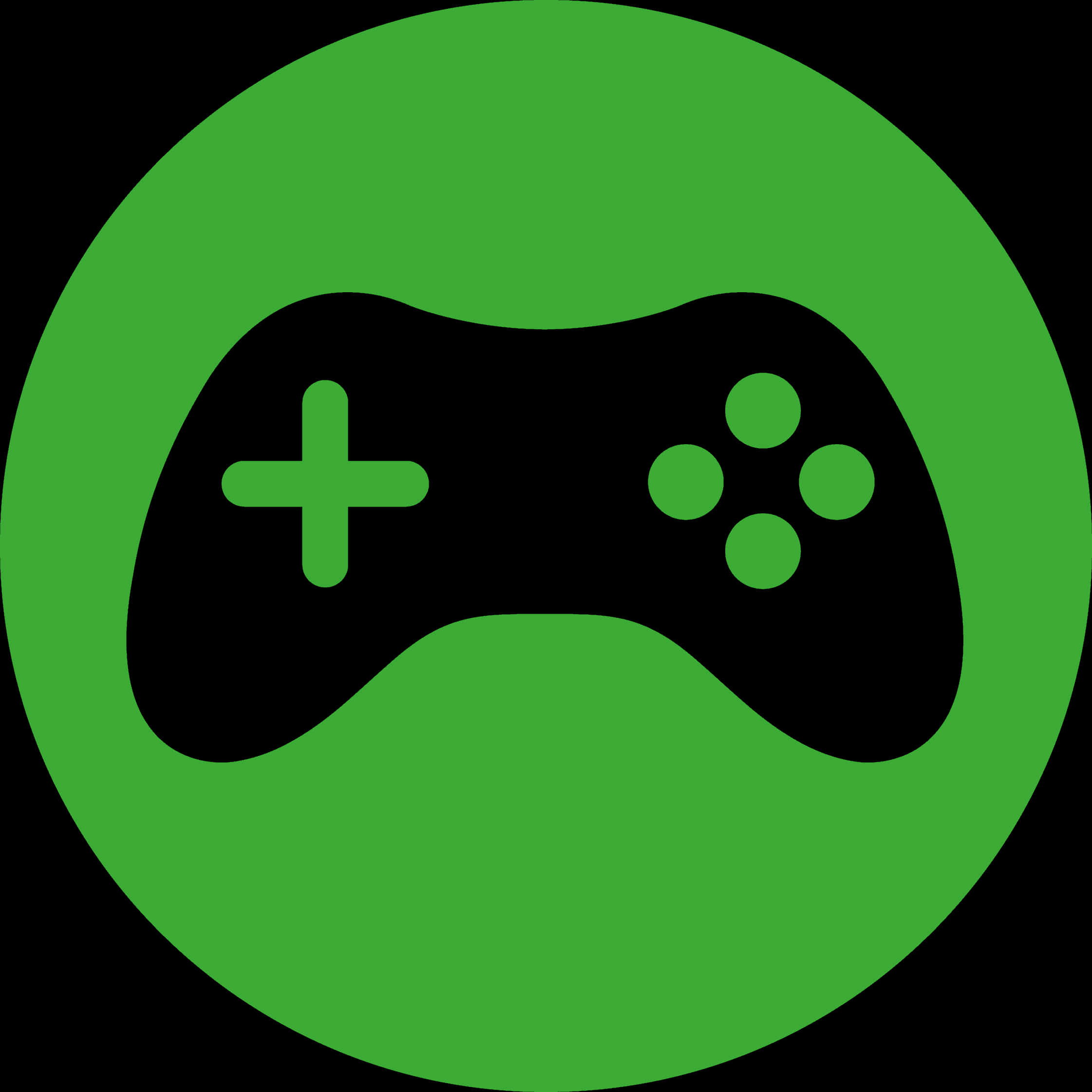 Green_ Game_ Controller_ Icon PNG image