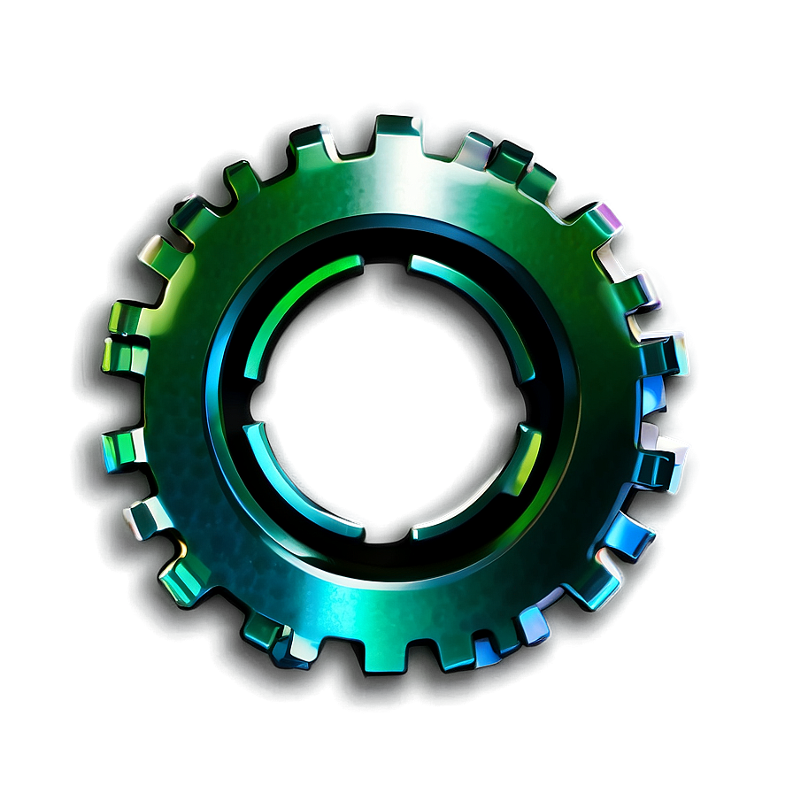 Green Gear Icon Png Vrh PNG image