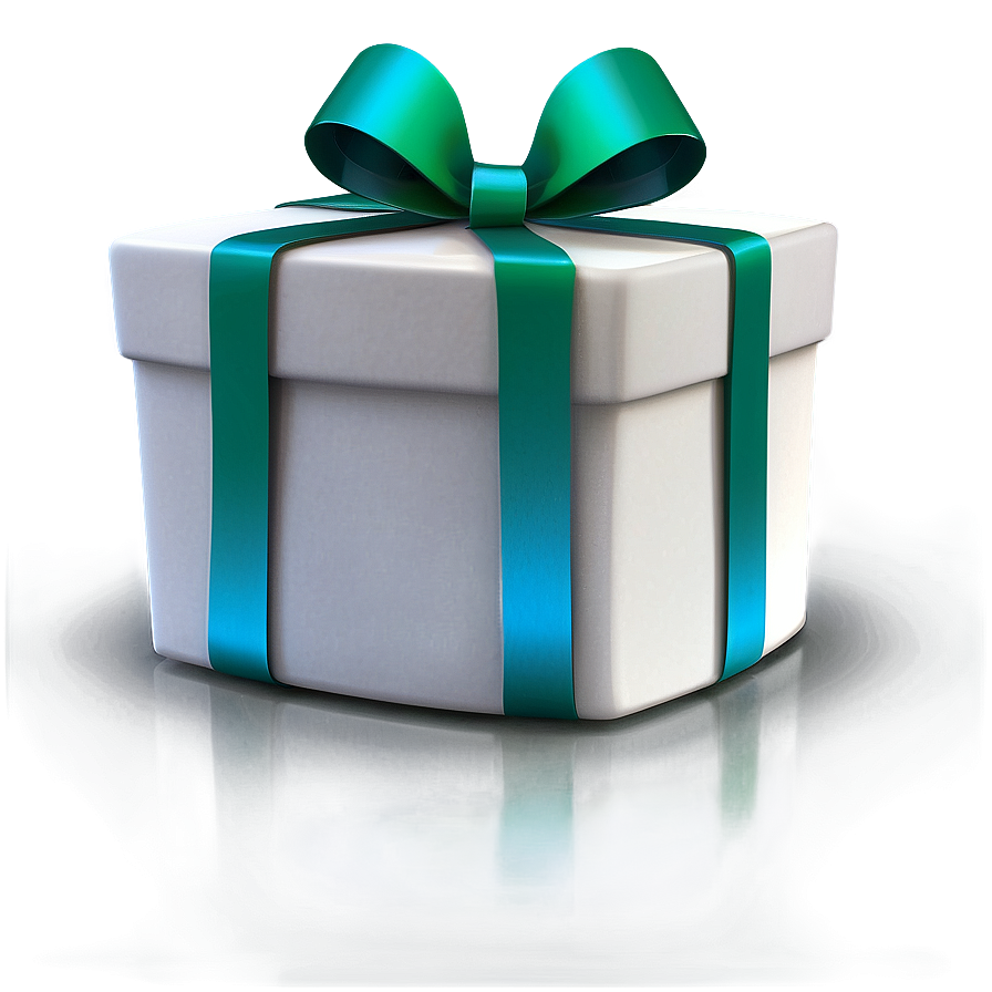 Green Gift Box Png 25 PNG image