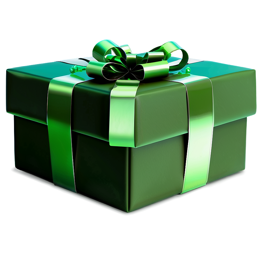 Green Gift Box Png Ljh57 PNG image