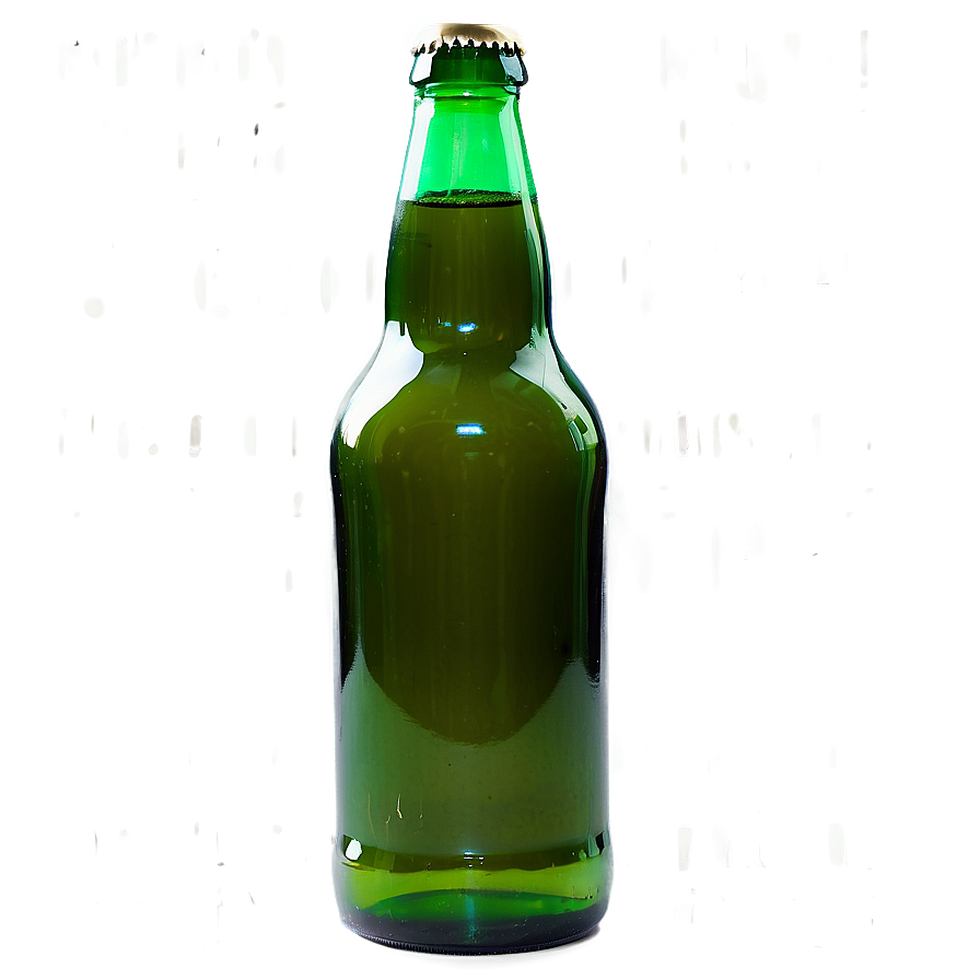 Green Glass Beer Bottle Png Onj93 PNG image