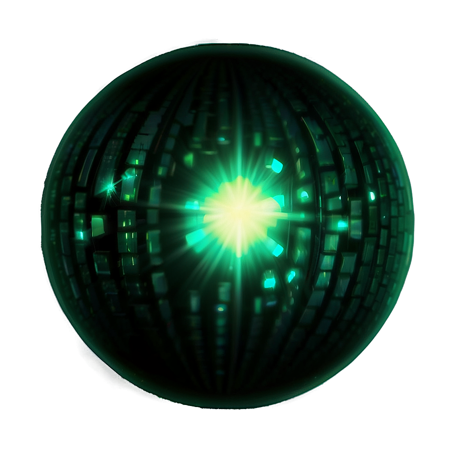 Green Glow Sphere Png 82 PNG image