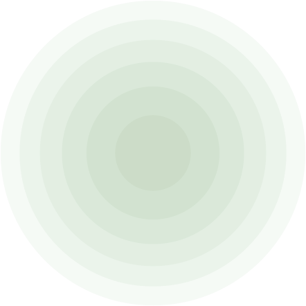 Green Gradient Concentric Circles PNG image