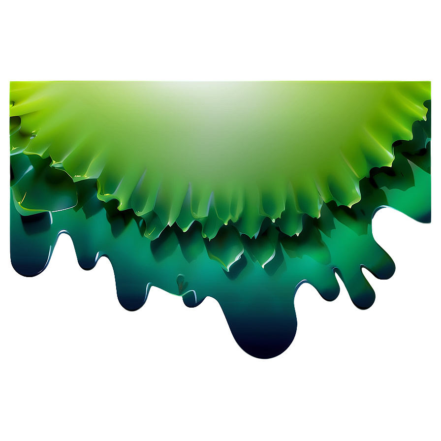 Green Gradient Digital Art Png 53 PNG image