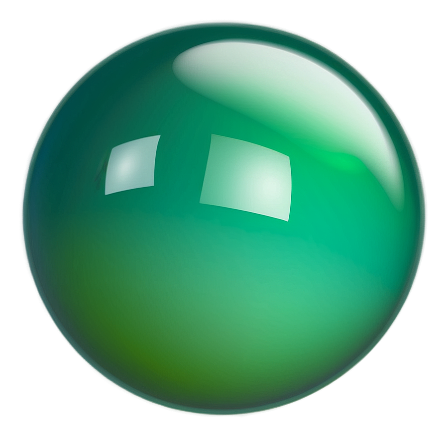 Green Gradient Sphere Png 78 PNG image