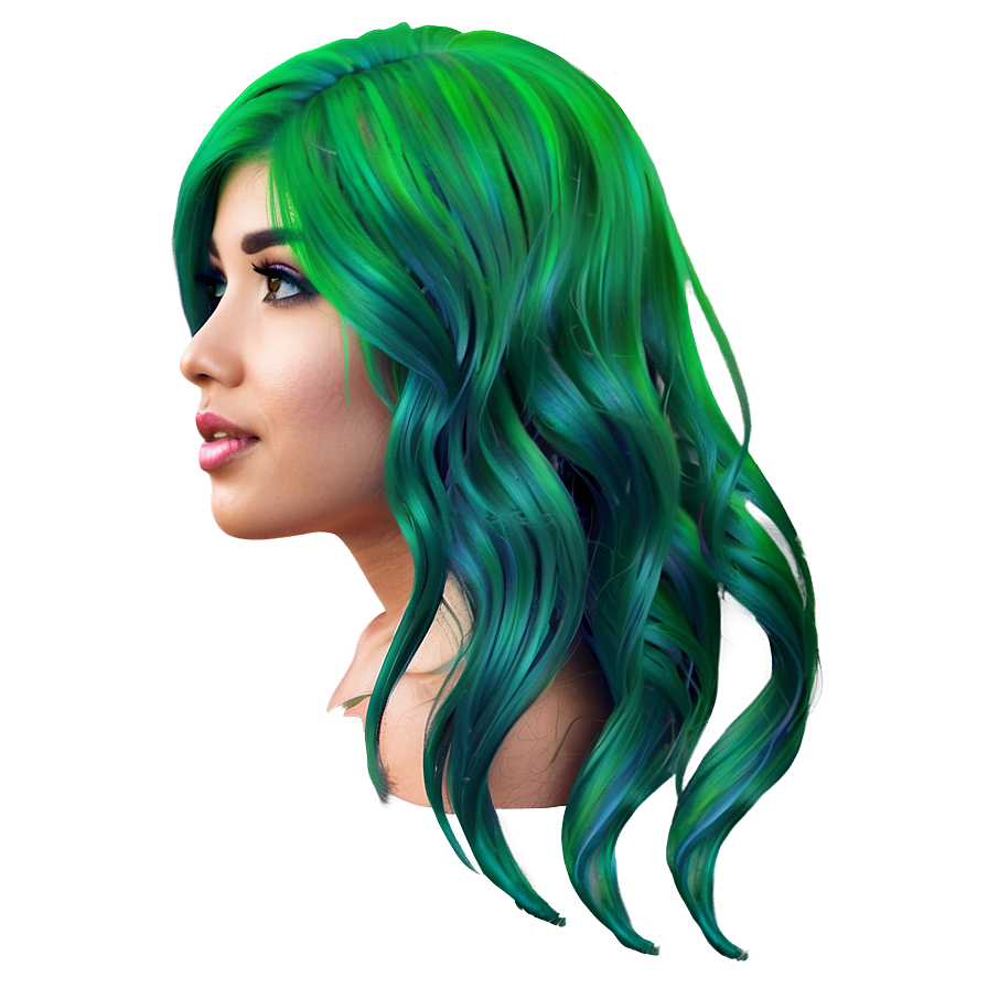 Green Hair Png Images (100++)