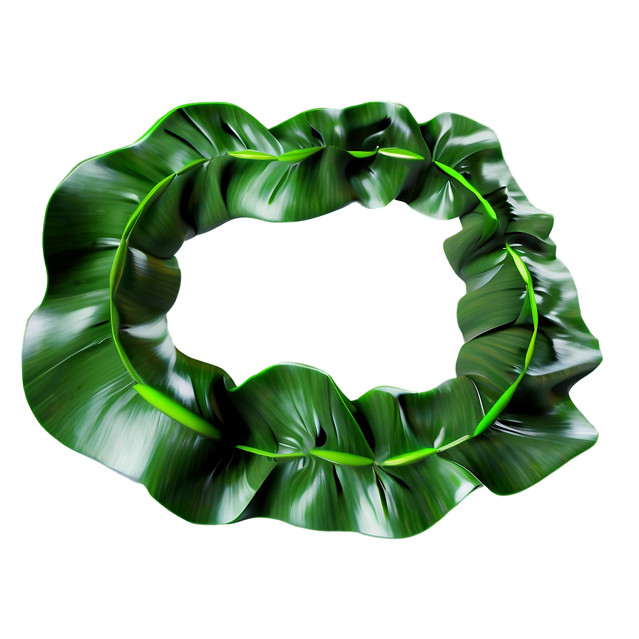 Green Hawaiian Lei Png 25 PNG image