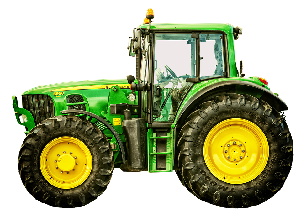 Green John Deere6930 Tractor PNG image