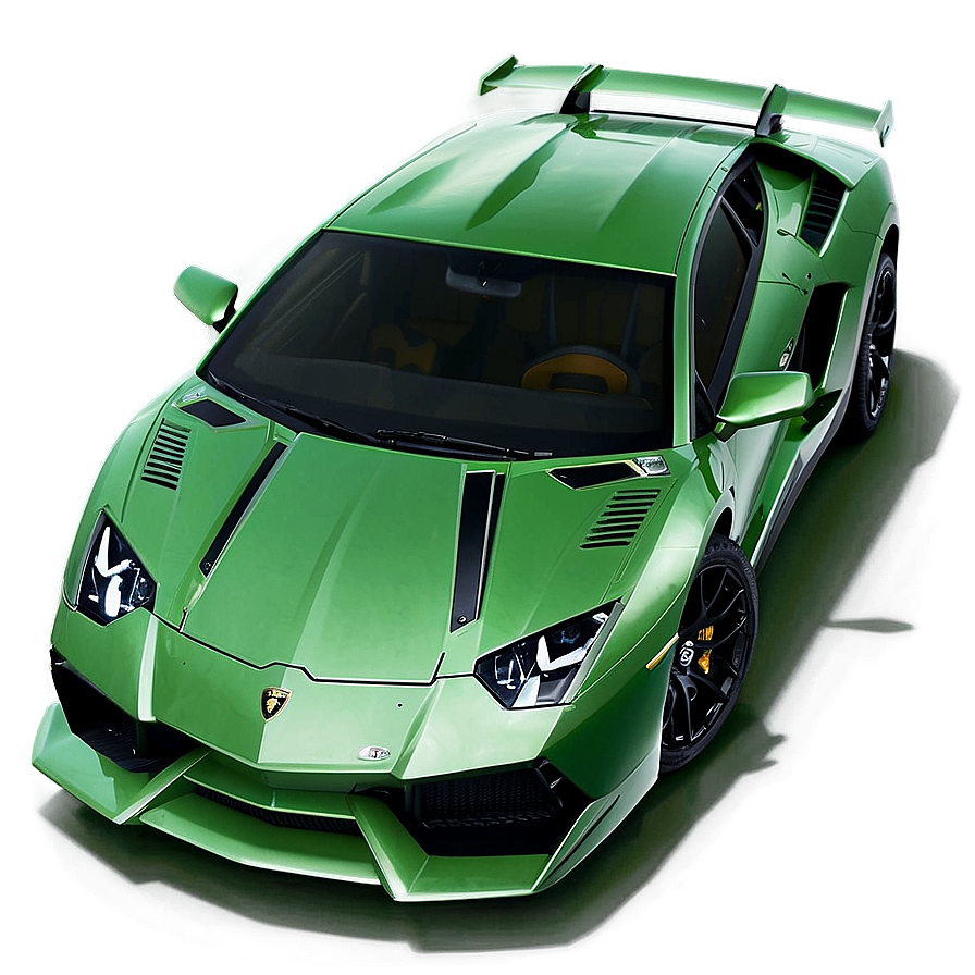 Green Lamborghini Png Hwq PNG image