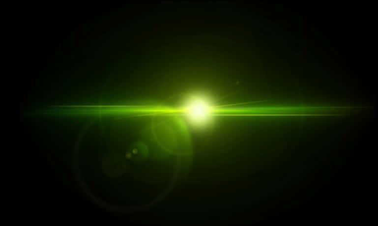 Green Laser Light Shine PNG image