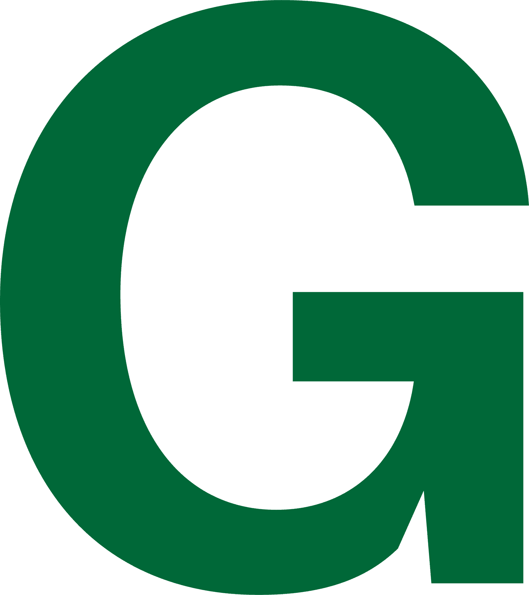 Green Letter G Graphic PNG image