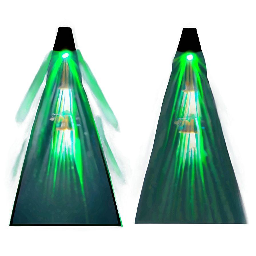 Green Light Beam Png 06262024 PNG image