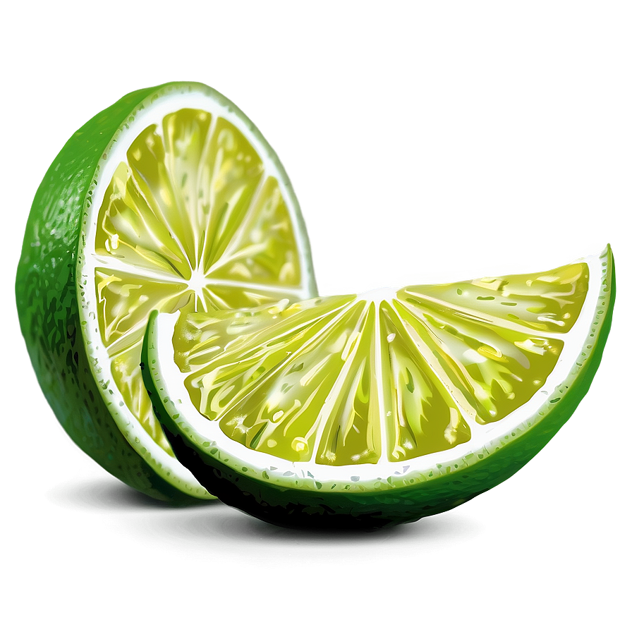 Green Lime Wedge Png 61 PNG image