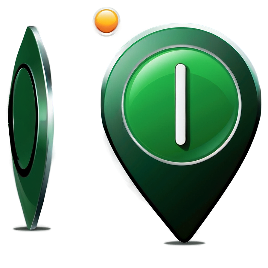 Green Location Pin Png 05252024 PNG image