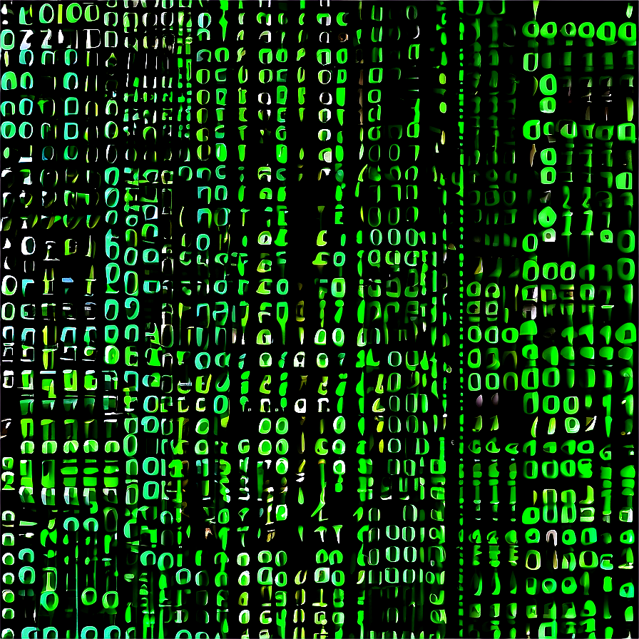 Green Matrix Code Wallpaper Png 06252024 PNG image