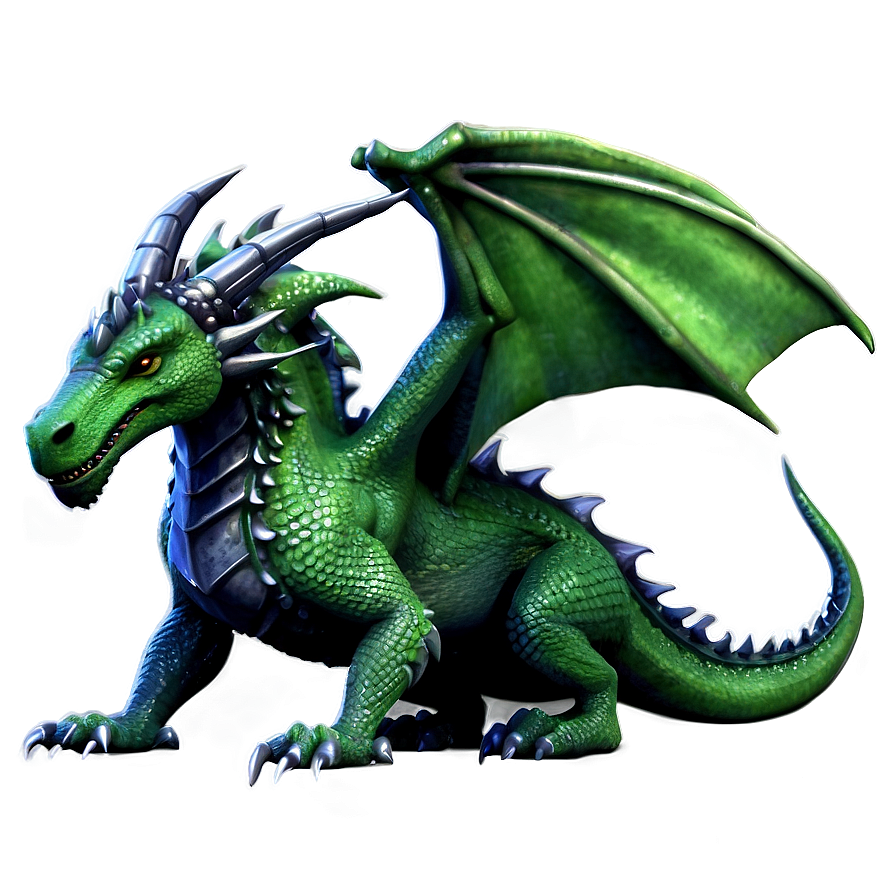 Green Medieval Dragon Png 45 PNG image