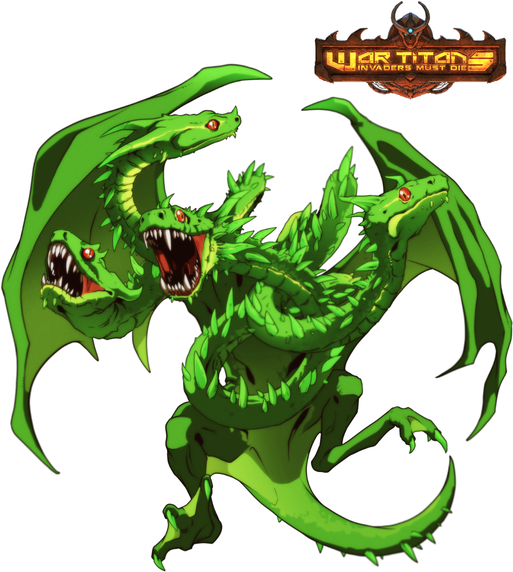 Green_ Mythical_ Hydra_ Artwork.png PNG image