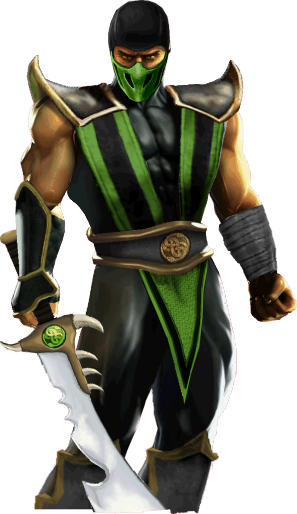 Green Ninja Warrior Character PNG image