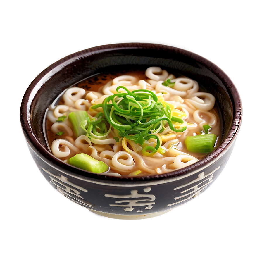 Green Onion Ramen Bowl Png Rss69 PNG image