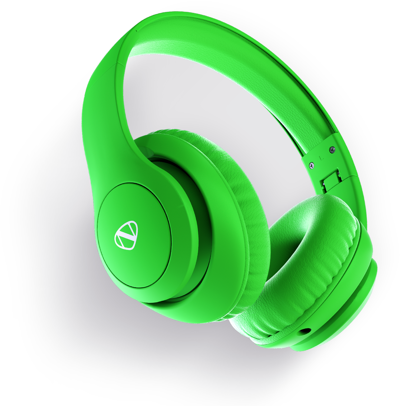 Green Over Ear Headphones PNG image