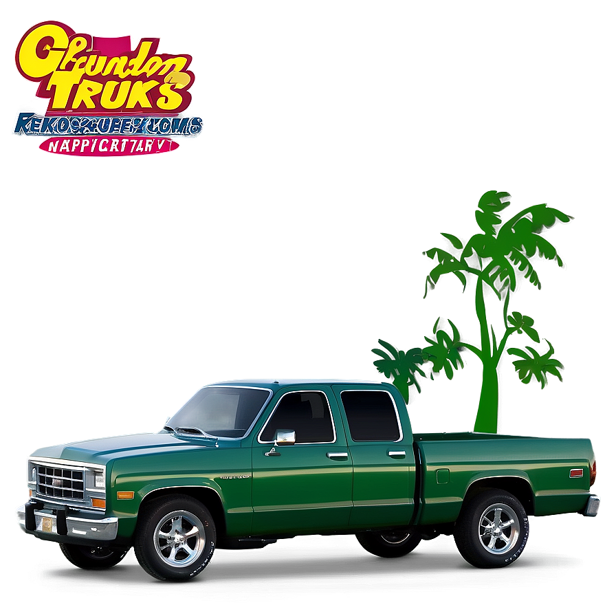 Green Pickup Truck Png Dwv PNG image