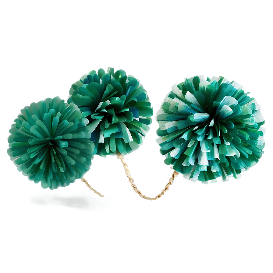 Green Pom Poms Png 57 PNG image