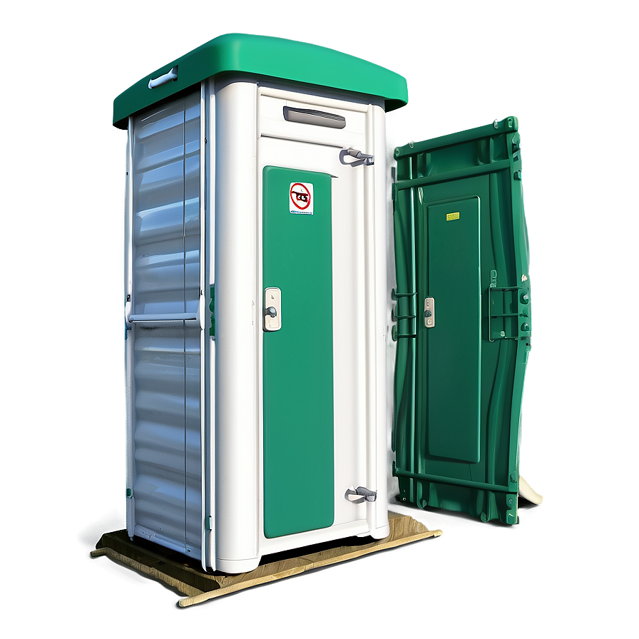 Green Portable Toilet For Parks Png 29 PNG image