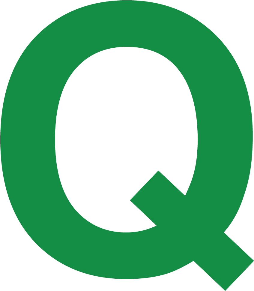 Green Q Logo PNG image