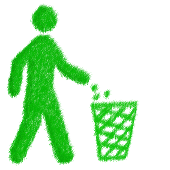 Green Recycle Sign Pictogram PNG image