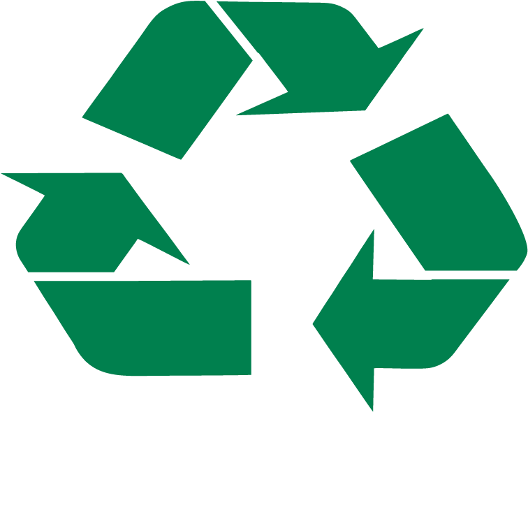 Green Recycling Logo Design PNG image