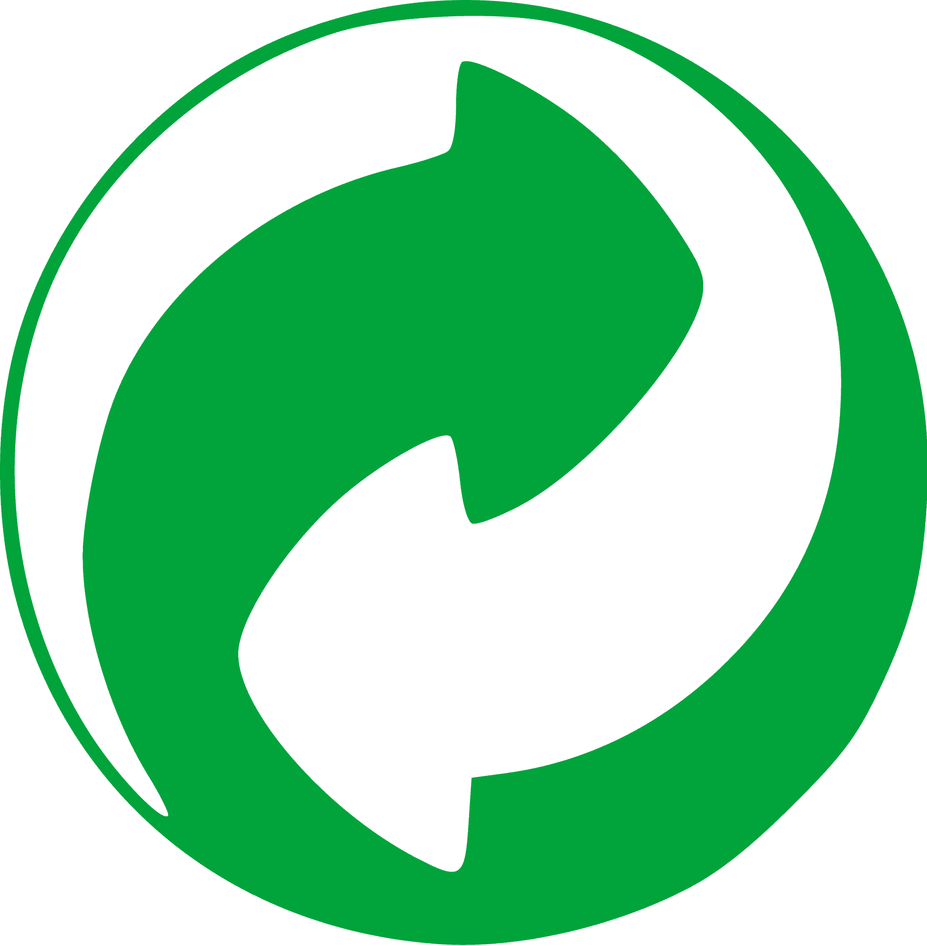 Green Recycling Symbol.png PNG image