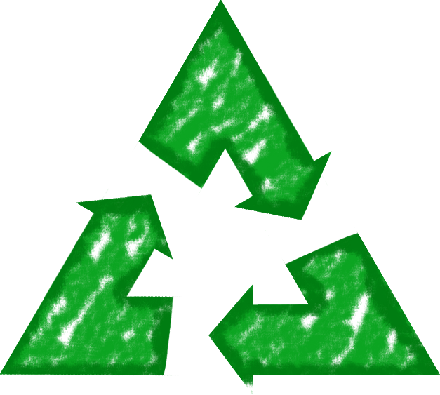 Green Recycling Symbolon Grey Background PNG image