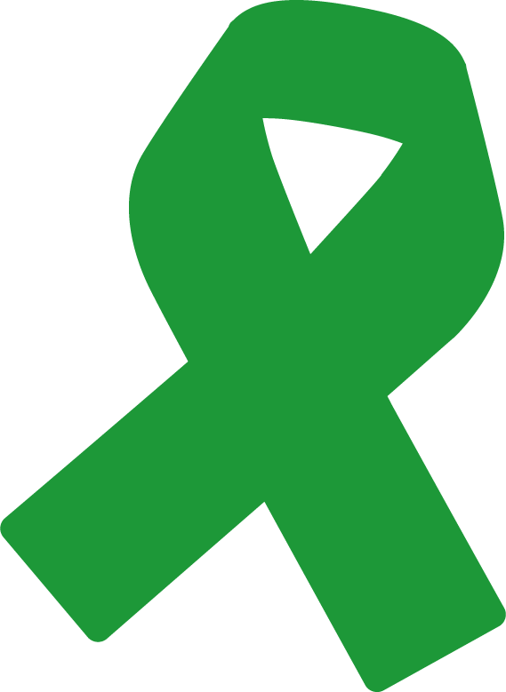 Green Ribbon Awareness Symbol PNG image