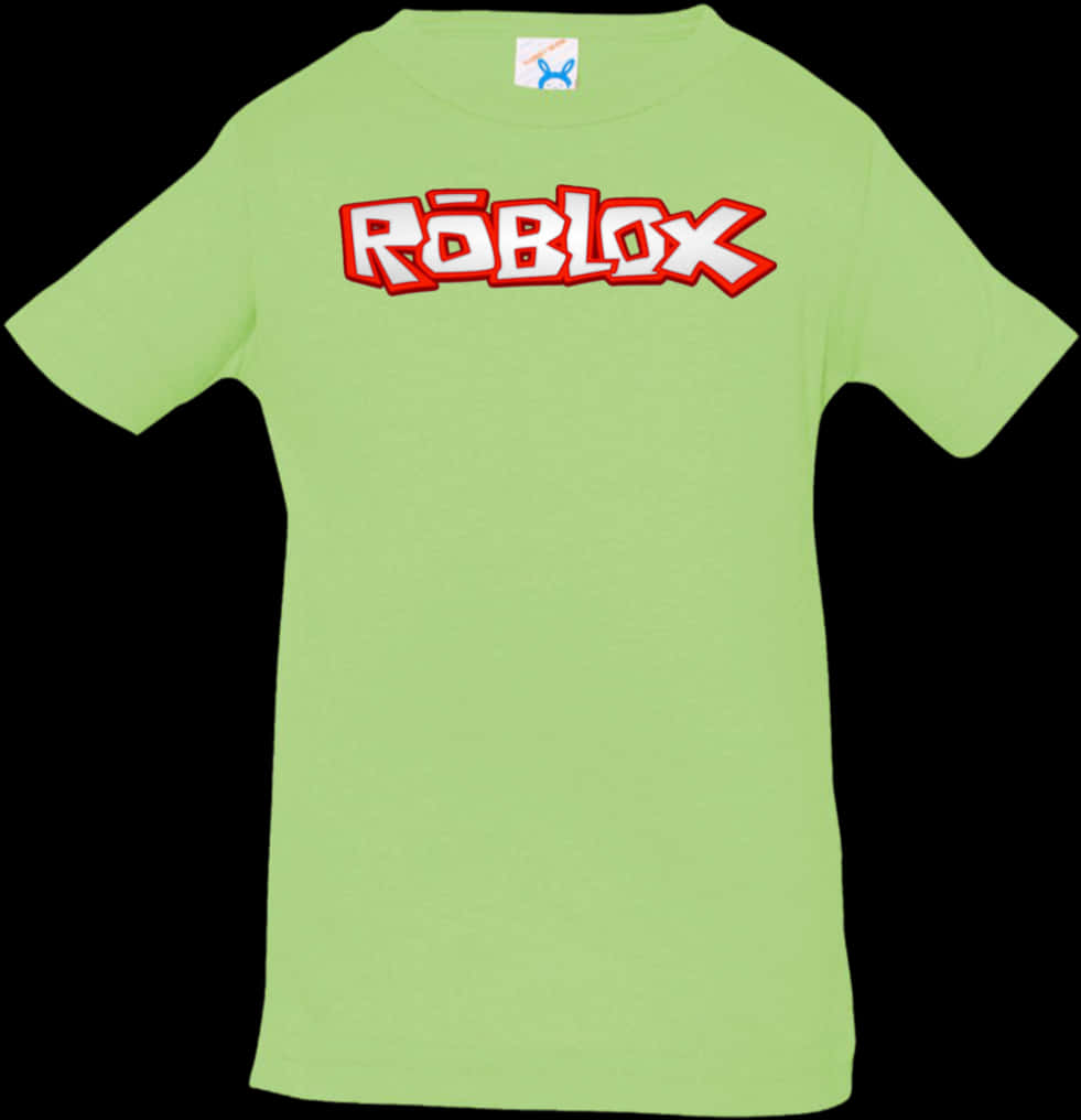 Green Roblox Logo T Shirt PNG image