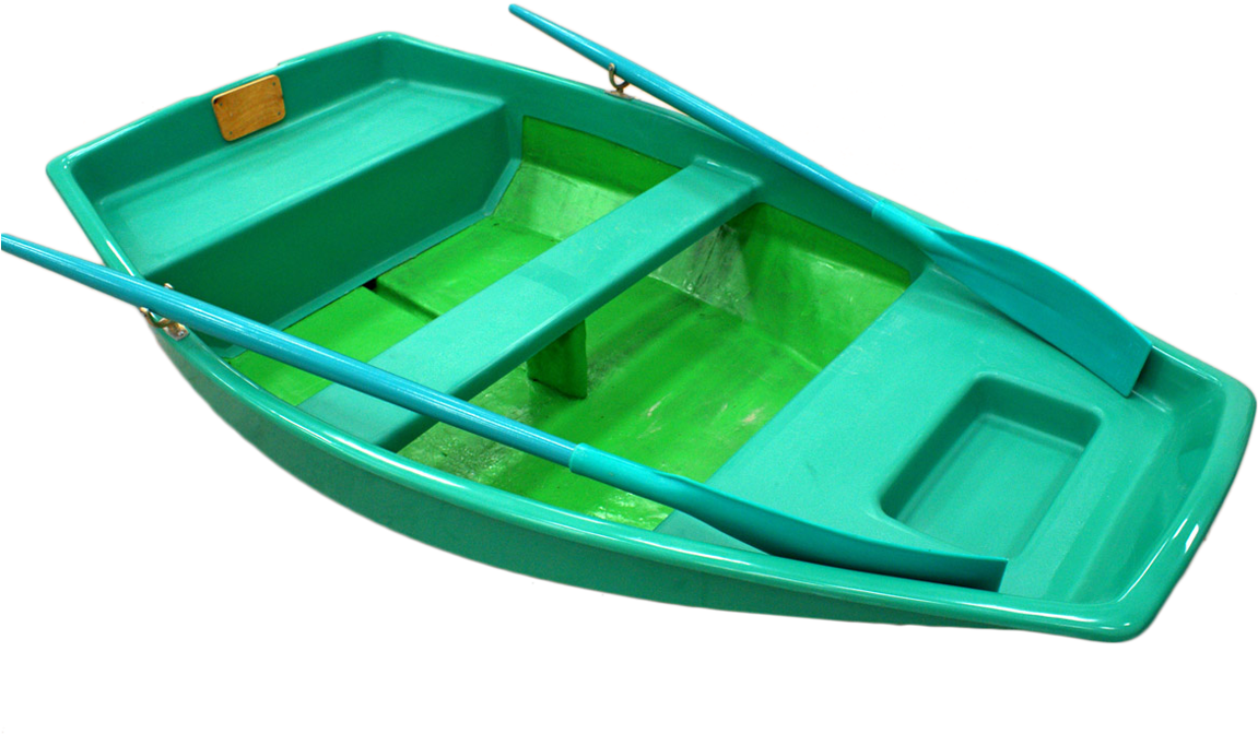 Green Rowboat Transparent Background PNG image