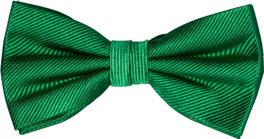 Green Satin Bow Tie PNG image