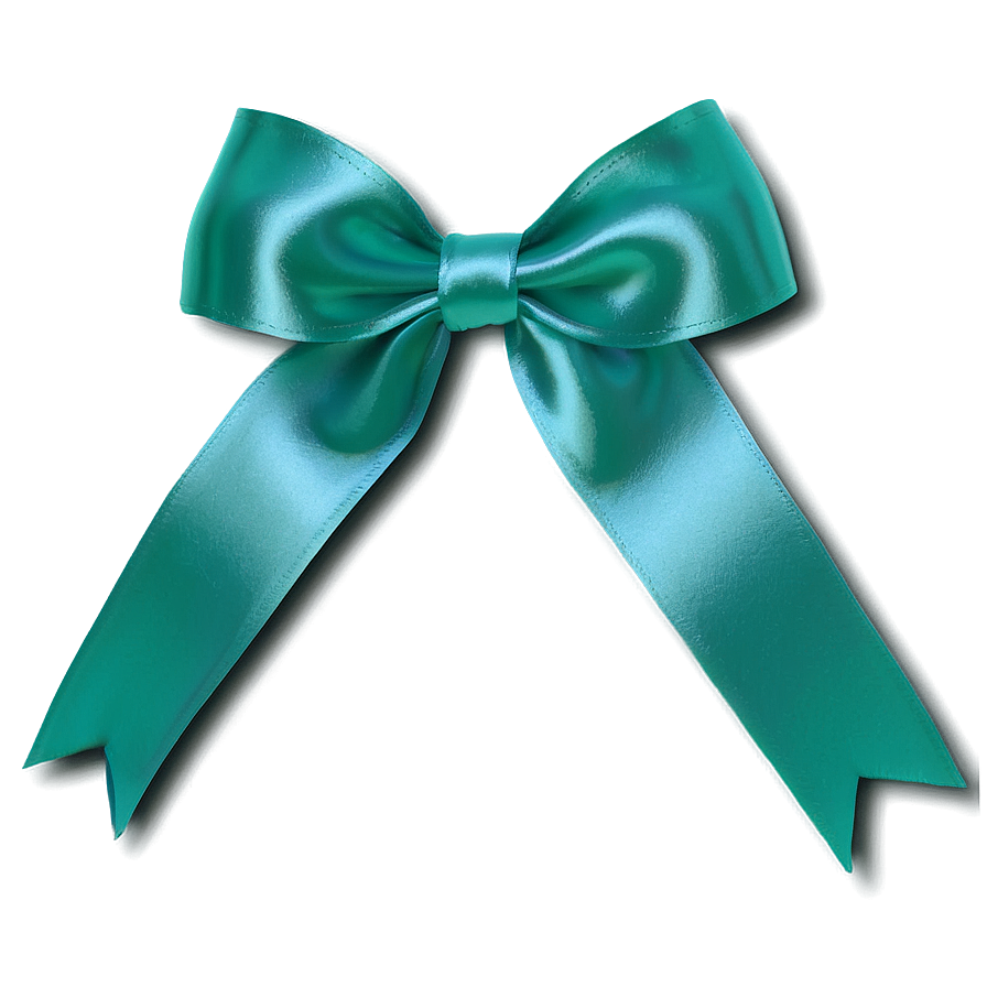 Green Satin Ribbon Bow Png 05062024 PNG image