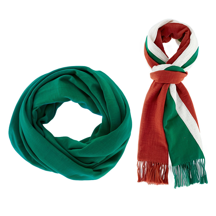 Green Scarf Png 05252024 PNG image