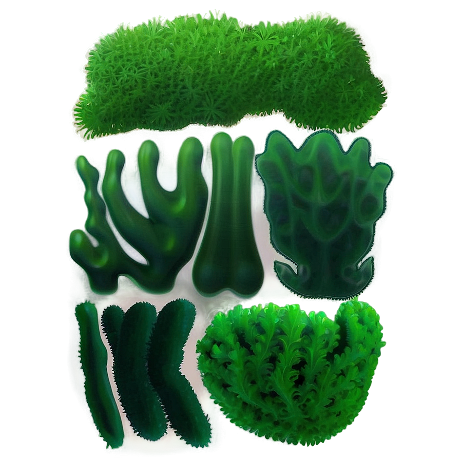 Green Seaweed Illustration Png 37 PNG image