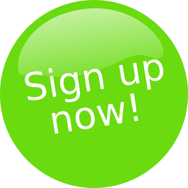 Green Sign Up Now Button PNG image