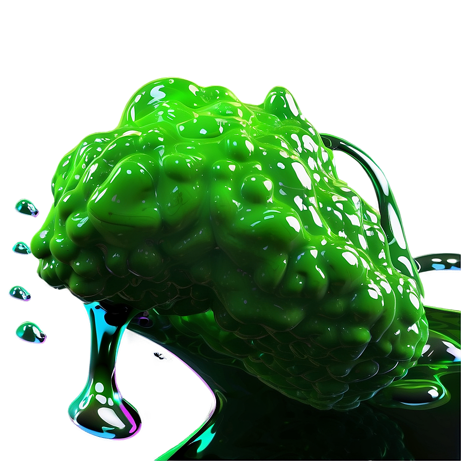 Green Slime Stream Png 37 PNG image