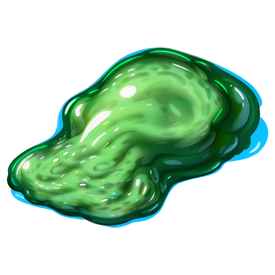 Green Slime Stream Png Duo PNG image