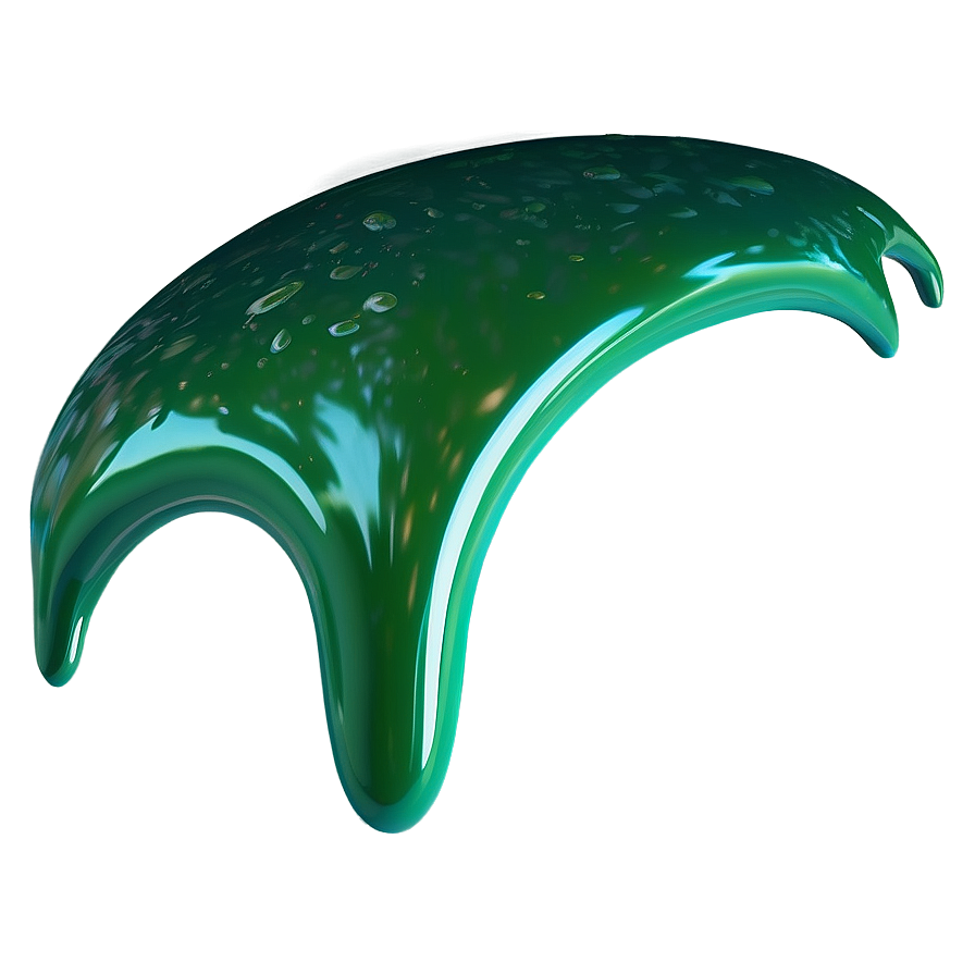 Green Slime Wave Png 06272024 PNG image