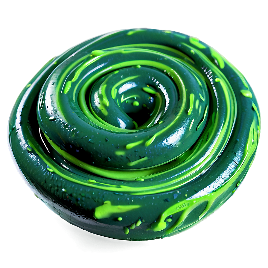 Green Slime Whirl Png Bbh21 PNG image