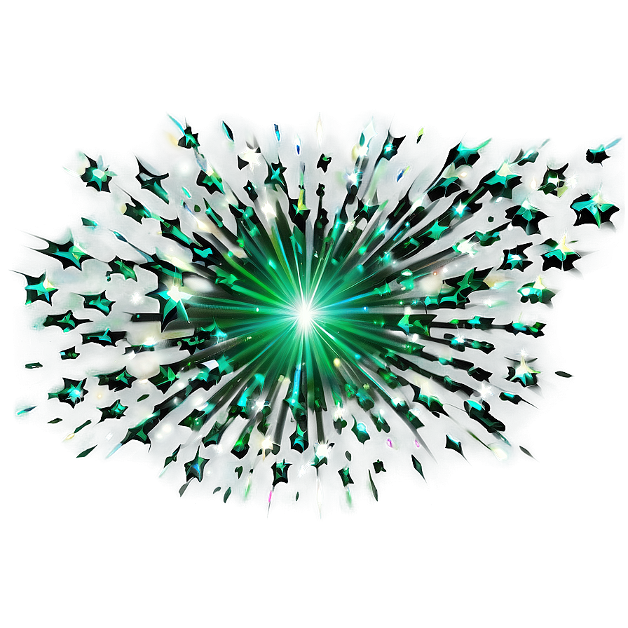 Green Sparkles Png Uso PNG image